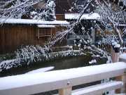 雪の祇園
