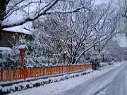 雪の祇園
